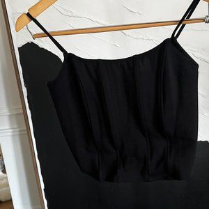 Reitmans Rock and Shine Sleeveless Knit Corset Top - Size Small